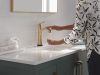 DELTA Lineax Touch2O Bathroom Faucet with Touchless Technology — Champagne Bronze