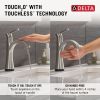 DELTA Lineax Touch2O Bathroom Faucet with Touchless Technology — Stainless