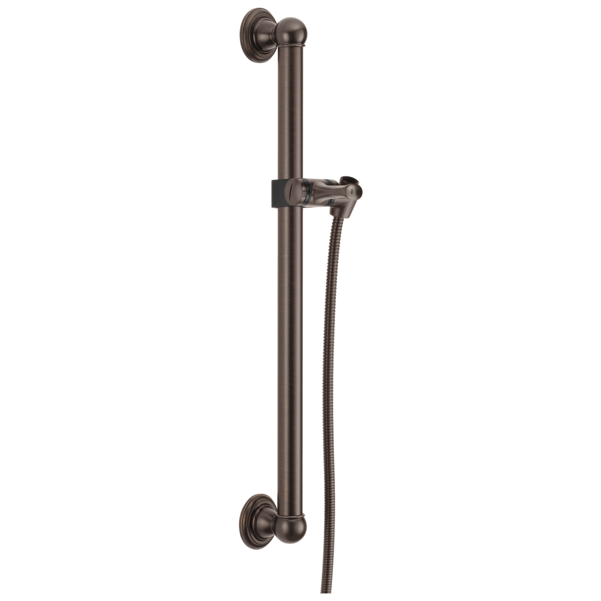 DELTA Universal Showering Components Adjustable Slide Bar / Grab Bar Assembly — Venetian Bronze
