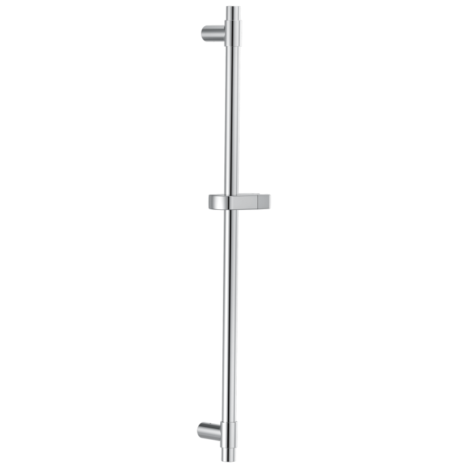 DELTA Universal Showering Components Adjustable Slide Bar 24" — Matte Black