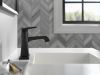 DELTA Ashlyn Single Handle Lavatory Faucet - Metal Pop-Up — Matte Black