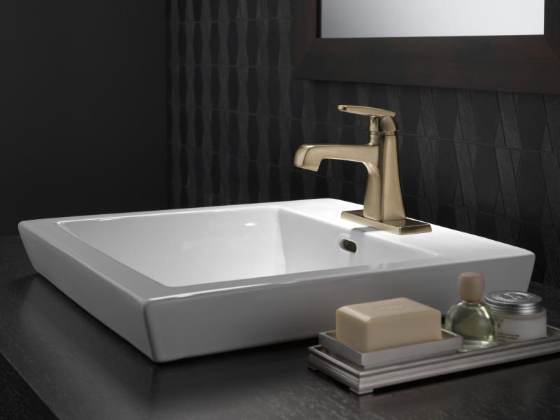 DELTA Ashlyn Single Handle Bathroom Faucet — Champagne Bronze