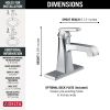 DELTA Ashlyn Single Handle Bathroom Faucet — Chrome