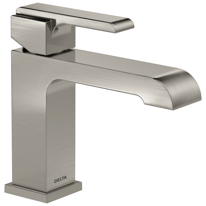 DELTA Ara Single Handle Bathroom Faucet — Stainless