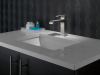 DELTA Ara Single Handle Bathroom Faucet — Stainless