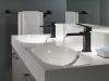 DELTA Ara Single Handle Channel Bathroom Faucet — Matte Black