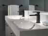 DELTA Ara Single Handle Channel Bathroom Faucet — Matte Black