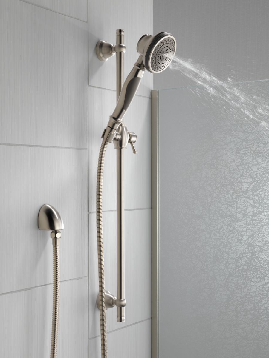 DELTA Other Premium 3-Setting Slide Bar Hand Shower — Stainless