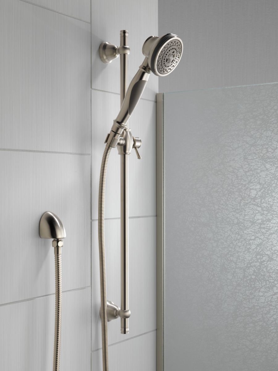 DELTA Other Premium 3-Setting Slide Bar Hand Shower — Stainless