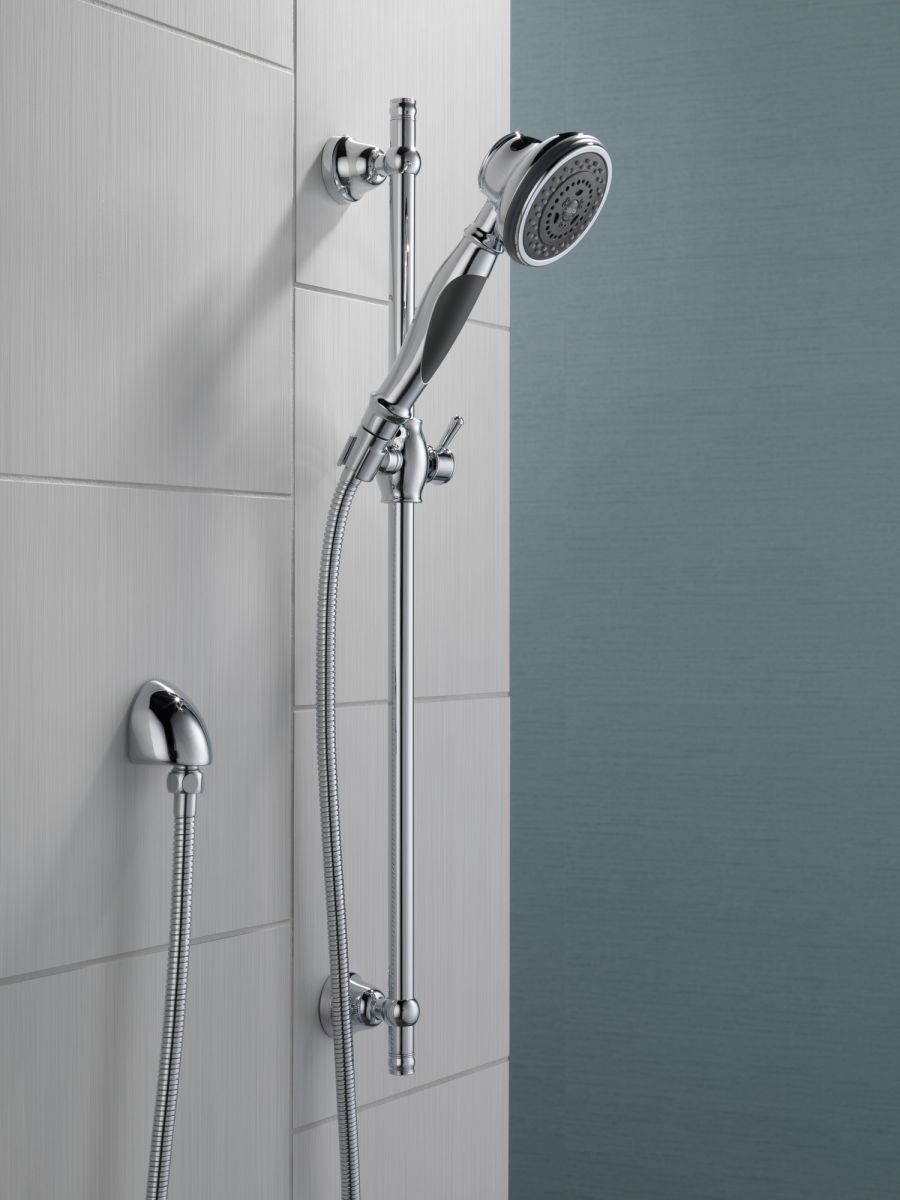 DELTA Other Premium 3-Setting Slide Bar Hand Shower — Chrome