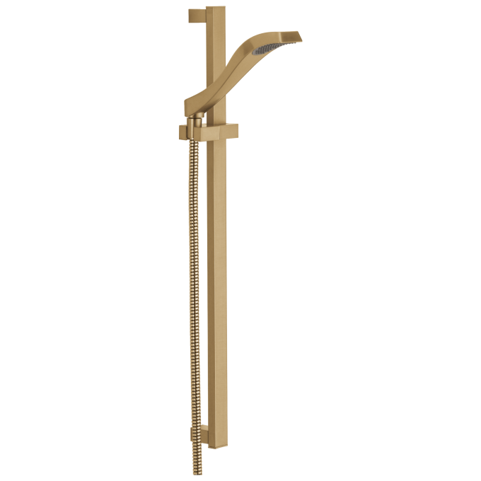 DELTA Dryden Premium Single-Setting Slide Bar Hand Shower — Champagne Bronze