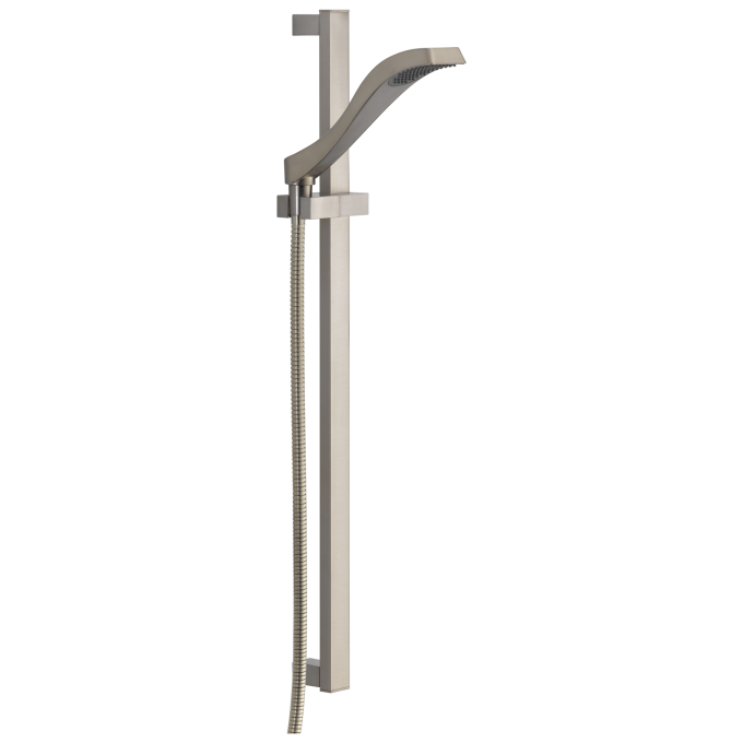 DELTA Dryden Premium Single-Setting Slide Bar Hand Shower — Stainless