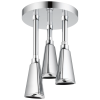 DELTA Universal Showering Components H2OKINETIC Pendant Raincan Shower Head — Chrome