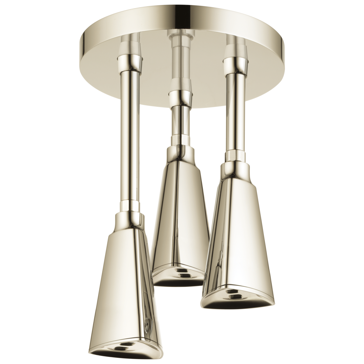 DELTA Universal Showering Components H2OKINETIC Pendant Raincan Shower Head — Polished Nickel