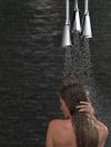 DELTA Universal Showering Components H2OKINETIC Pendant Raincan Shower Head — Chrome