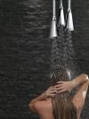 DELTA Universal Showering Components H2OKINETIC Pendant Raincan Shower Head — Chrome