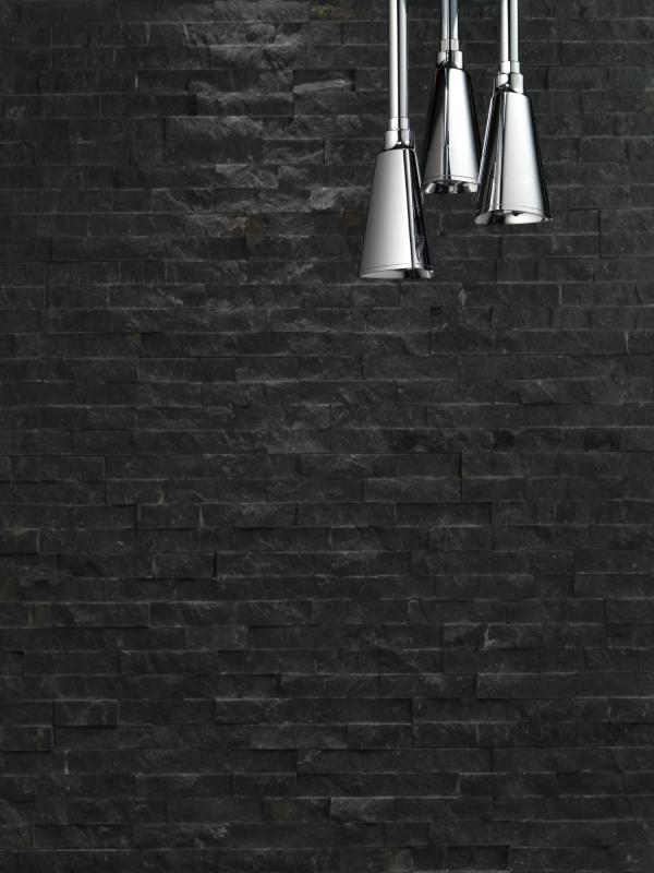 DELTA Universal Showering Components H2OKINETIC Pendant Raincan Shower Head — Chrome