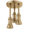 DELTA Universal Showering Components H2OKINETIC Pendant Raincan Shower Head with LED Light — Champagne Bronze