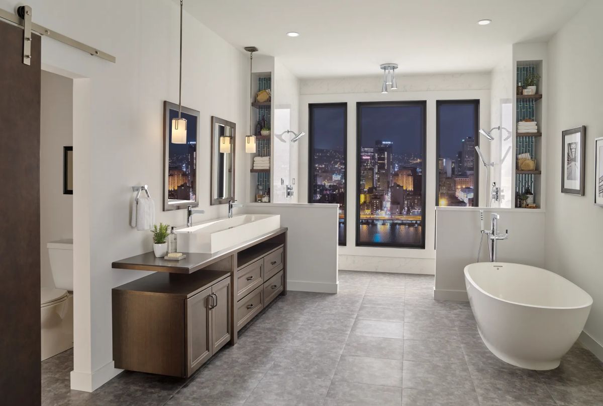 DELTA Zura Single Handle Bathroom Faucet — Chrome