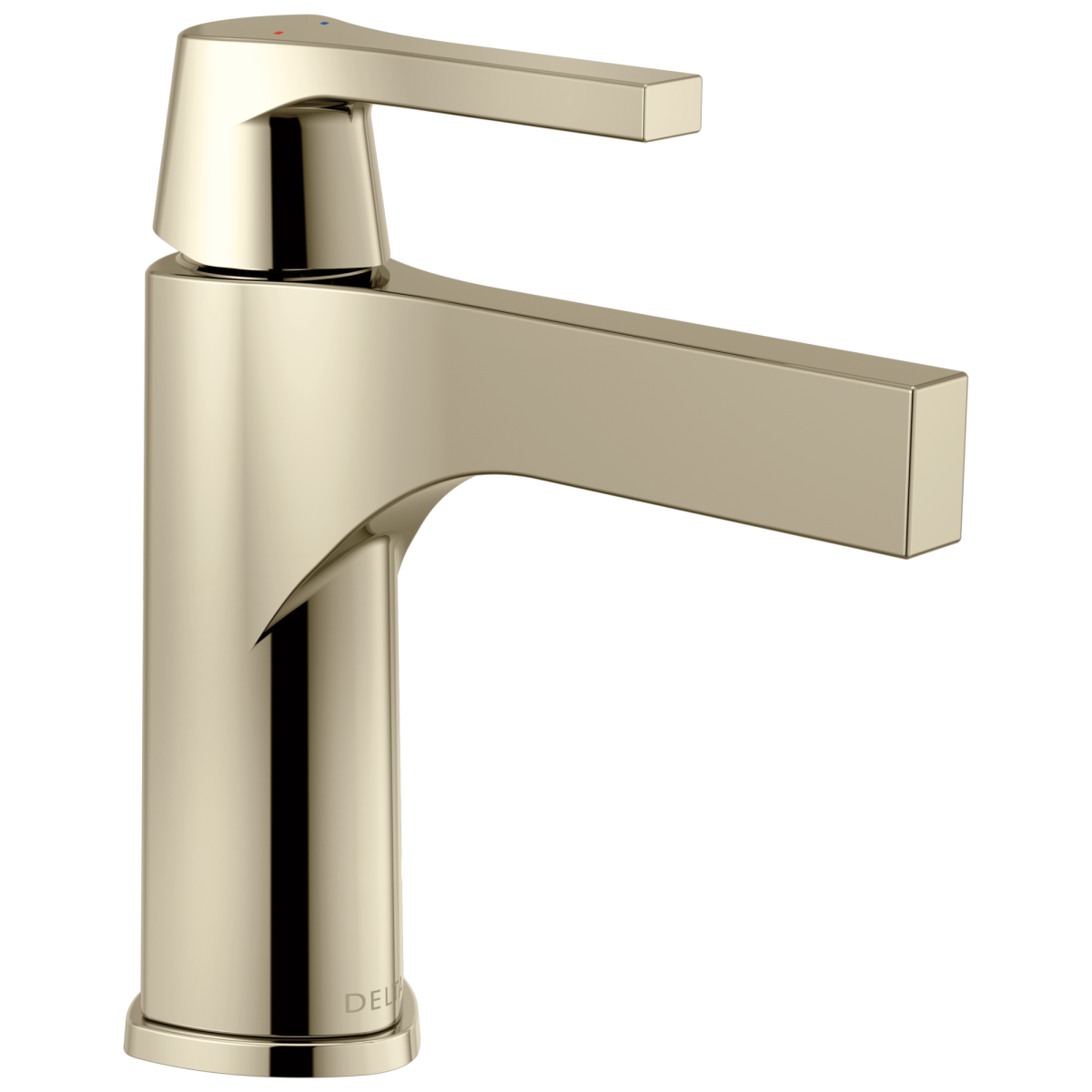 DELTA Zura Single Handle Bathroom Faucet — Polished Nickel