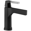 DELTA Zura Touch2O Bathroom Faucet with Touchless Technology — Chrome / Matte Black