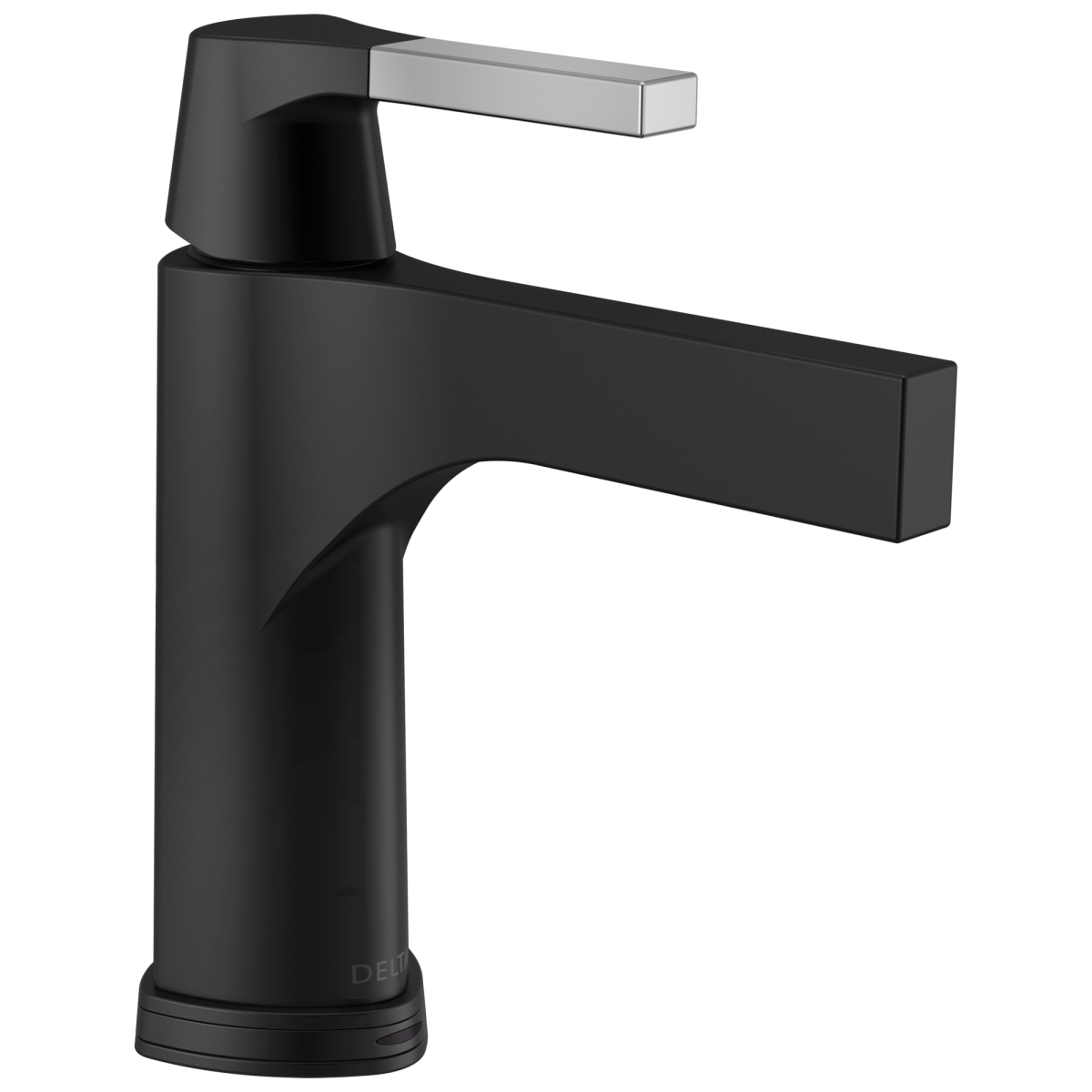 DELTA Zura Touch2O Bathroom Faucet with Touchless Technology — Chrome / Matte Black