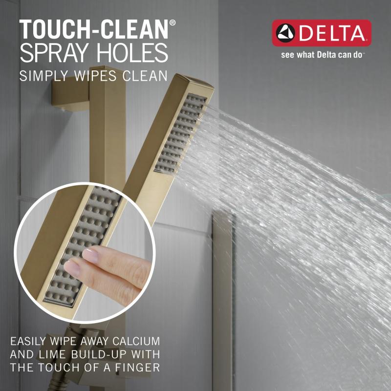 DELTA Vero Premium Single-Setting Slide Bar Hand Shower — Champagne Bronze