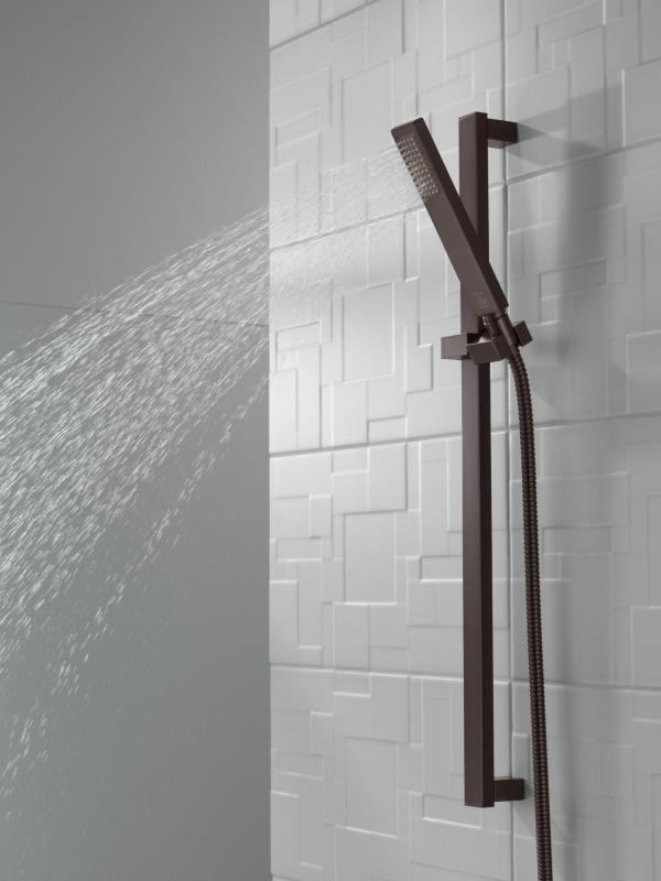 DELTA Vero Premium Single-Setting Slide Bar Hand Shower — Venetian Bronze