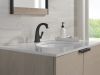 DELTA Stryke Single Handle Bathroom Faucet — Matte Black