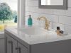 DELTA Stryke Single Handle Bathroom Faucet — Lumicoat® Champagne Bronze