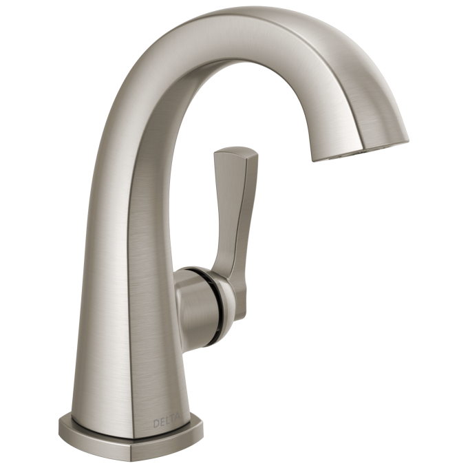 DELTA Stryke Single Handle Bathroom Faucet — Lumicoat® Stainless