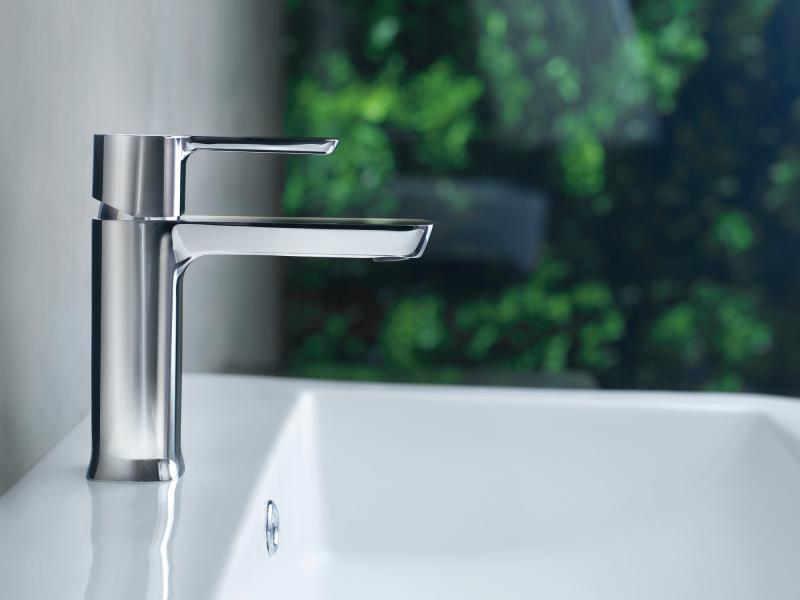 DELTA Modern Single Handle Project-Pack Bathroom Faucet — Chrome