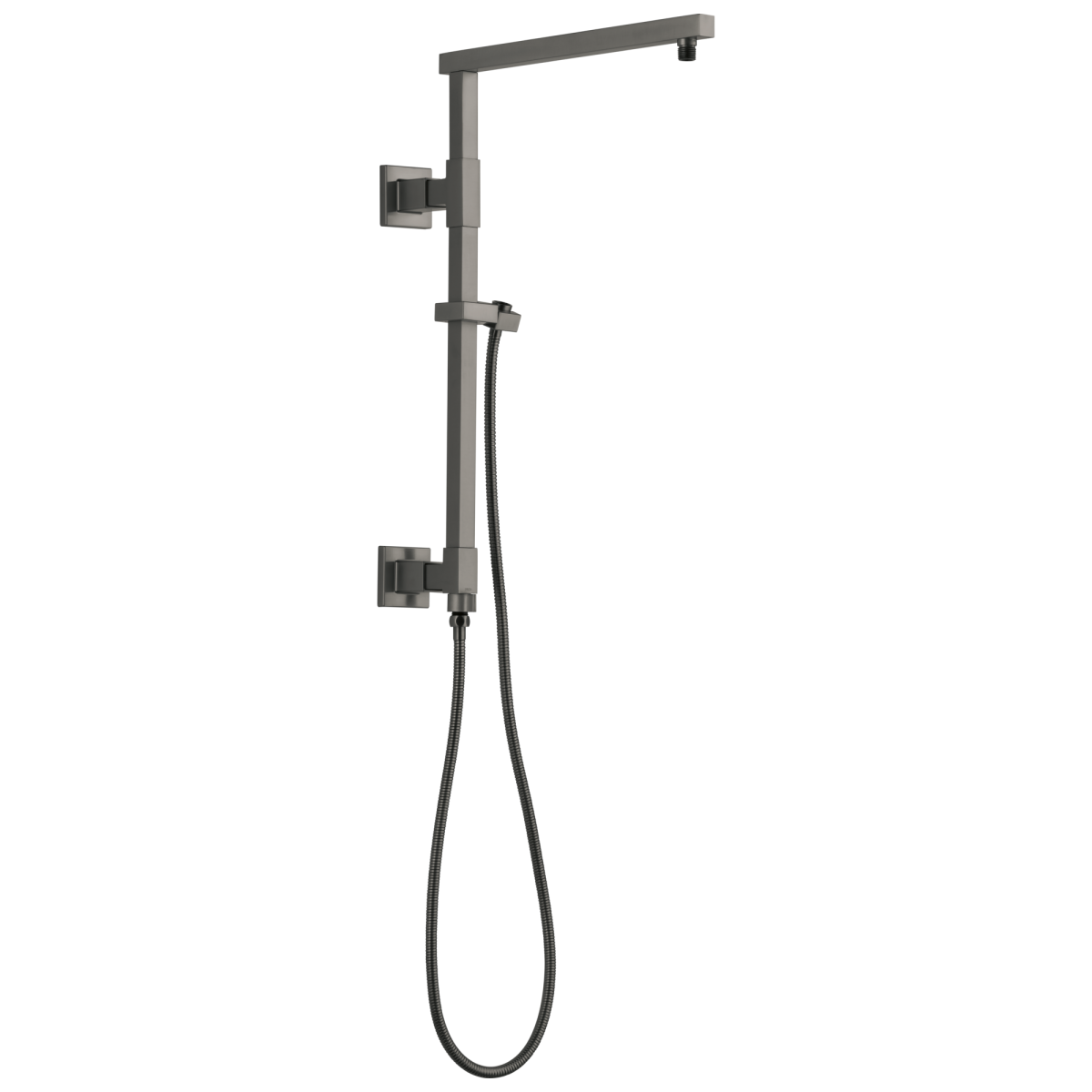 DELTA Universal Showering Components Emerge 18" Angular Shower Column — Lumicoat® Black Stainless