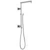 DELTA Universal Showering Components Emerge 18" Angular Shower Column — Lumicoat® Chrome
