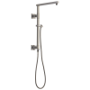 DELTA Universal Showering Components Emerge 18" Angular Shower Column — Lumicoat® Stainless