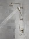 DELTA Universal Showering Components Single-Setting Raincan Shower Head — Lumicoat® Stainless