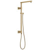 DELTA Universal Showering Components Emerge 26" Angular Shower Column — Lumicoat® Champagne Bronze