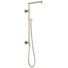 DELTA Universal Showering Components Emerge 26" Angular Shower Column — Lumicoat® Polished Nickel