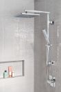 DELTA Universal Showering Components Single-Setting Metal Raincan Shower Head — Lumicoat® Chrome