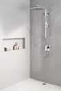 DELTA Universal Showering Components Single-Setting Metal Raincan Shower Head — Lumicoat® Chrome