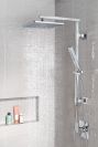 DELTA Universal Showering Components Single-Setting Metal Raincan Shower Head — Lumicoat® Chrome