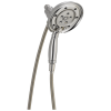 DELTA Universal Showering Components H2OKINETIC In2ition 4-Setting Two-in-One Shower — Stainless
