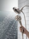 DELTA Universal Showering Components H2OKINETIC In2ition 4-Setting Two-in-One Shower — Stainless