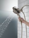 DELTA Universal Showering Components H2OKINETIC In2ition 4-Setting Two-in-One Shower — Stainless