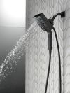 DELTA Universal Showering Components H2OKINETIC In2ition 4-Setting Two-in-One Shower — Matte Black