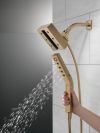 DELTA Universal Showering Components H2Okinetic In2ition 4-Setting Two-In-One Shower — Lumicoat® Champagne Bronze