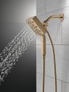 DELTA Universal Showering Components H2Okinetic In2ition 4-Setting Two-In-One Shower — Lumicoat® Champagne Bronze