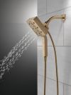 DELTA Universal Showering Components H2Okinetic In2ition 4-Setting Two-In-One Shower — Lumicoat® Champagne Bronze