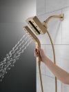 DELTA Universal Showering Components H2OKINETIC In2ition 4-Setting Two-in-One Shower (Recertified) — Lumicoat® Champagne Bronze
