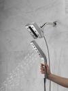 DELTA Universal Showering Components H2OKINETIC In2ition 4-Setting Two-in-One Shower — Lumicoat® Chrome